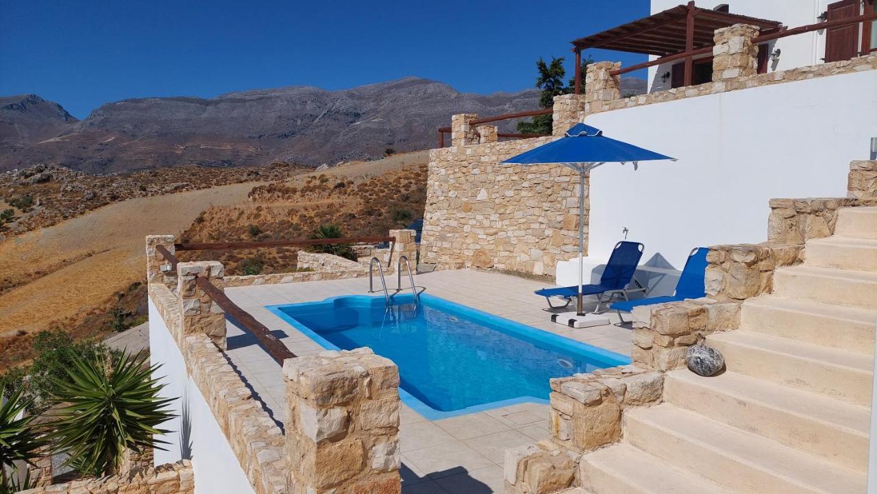 Venus Hill Studio With Private Pool By The Sea Hotel Damnoni Buitenkant foto